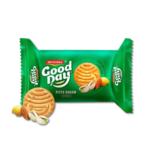 Britannia Good Day Pistachio - Almond Cookies 72g