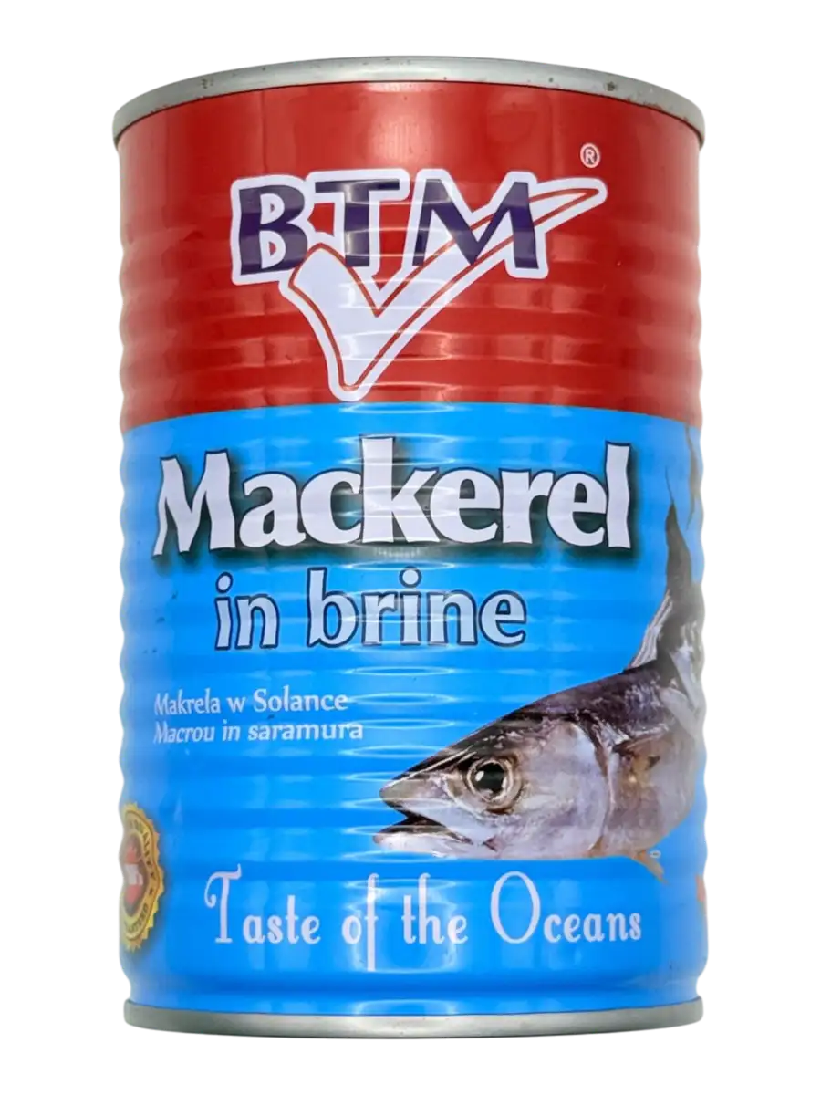 BTM Mackerel In Brine 425g