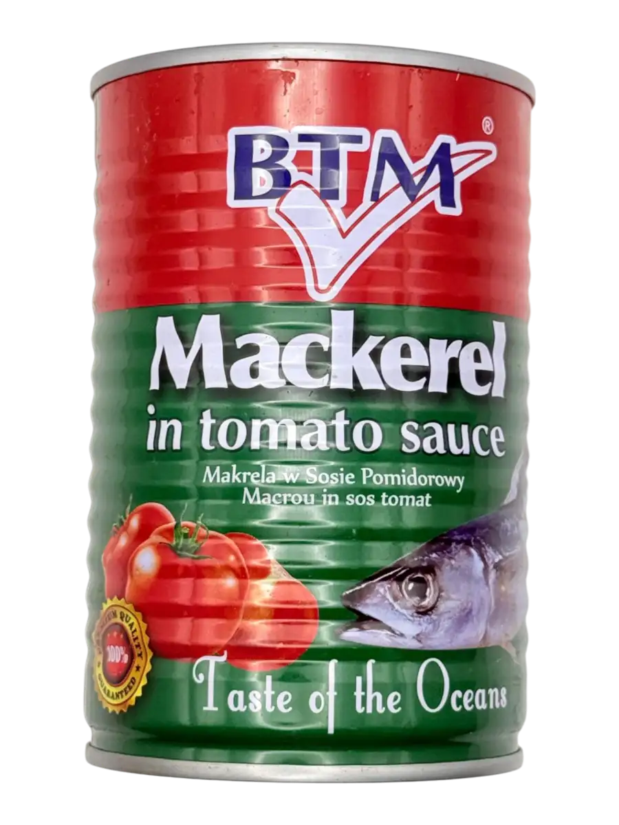 BTM Mackerel In Tomato Sauce 425g