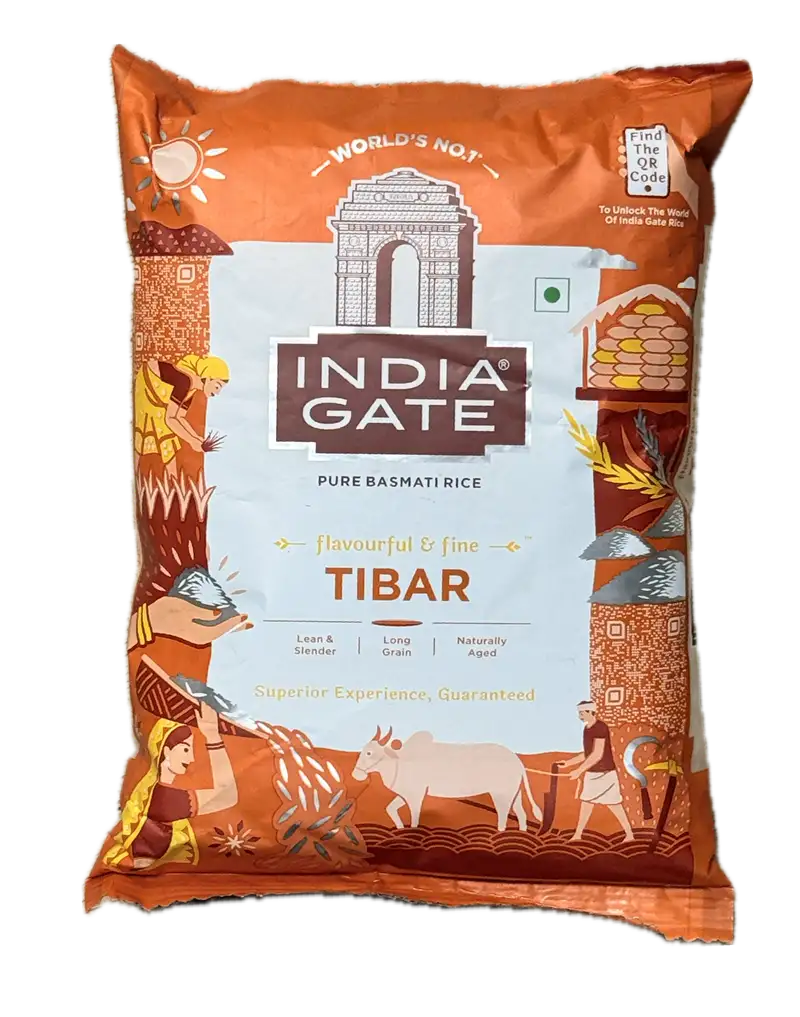 India Gate Tibar Pure Basmati Rice 1kg