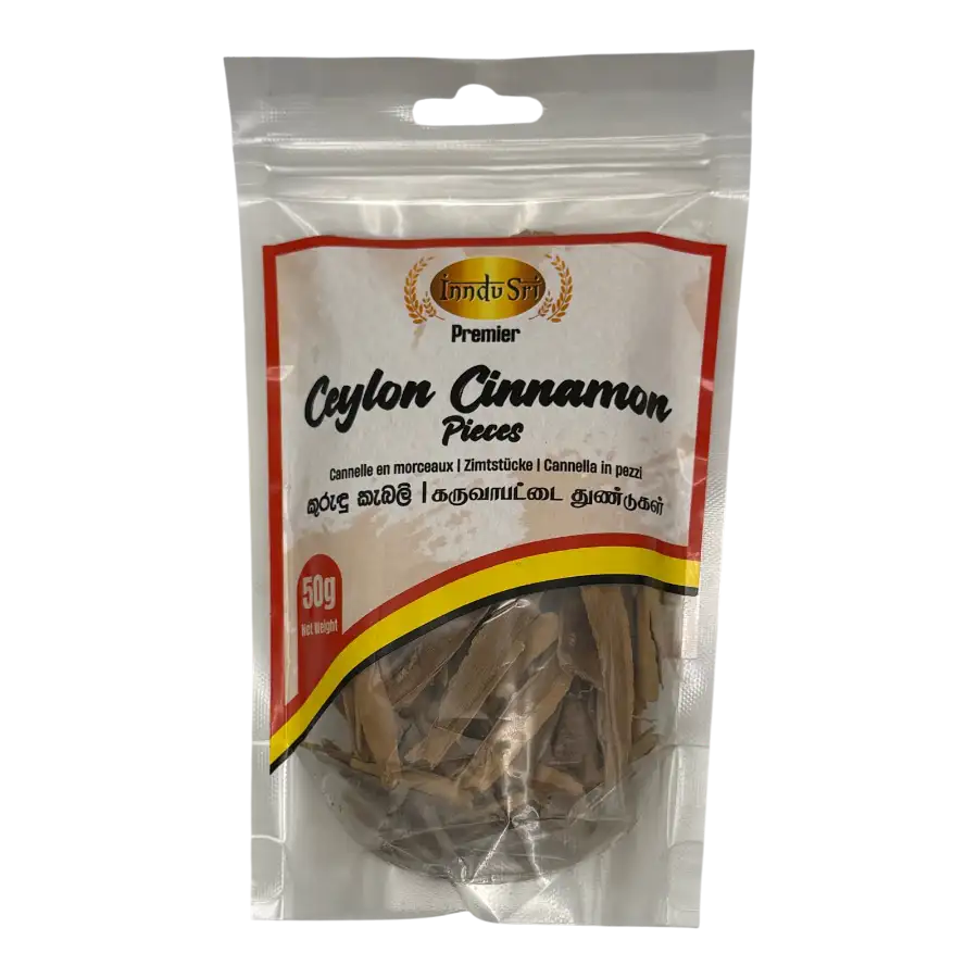 Indu Sri Ceylon Cinnamon Pieces 50g