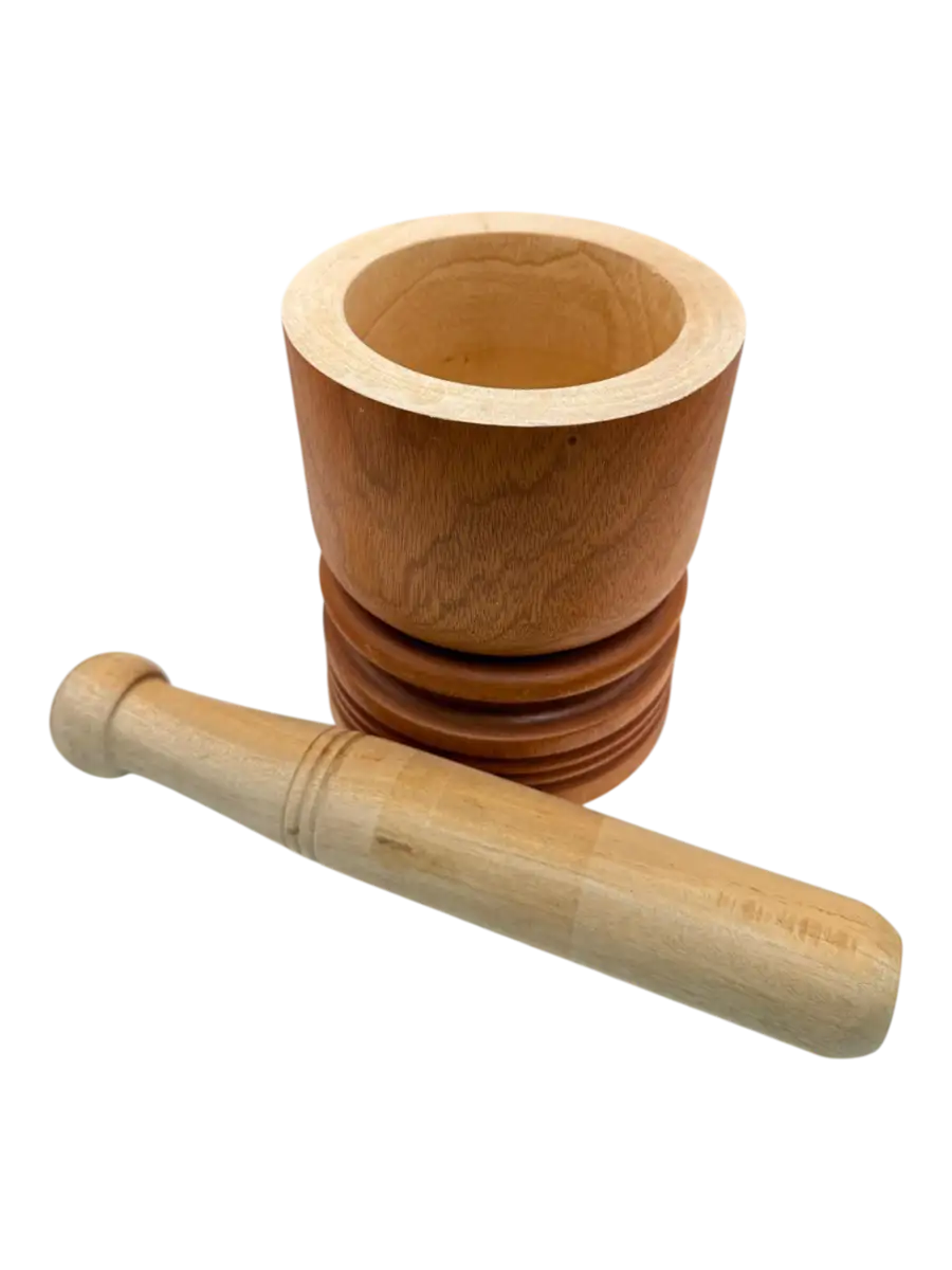 Indu Sri Wooden Mortar Size - M