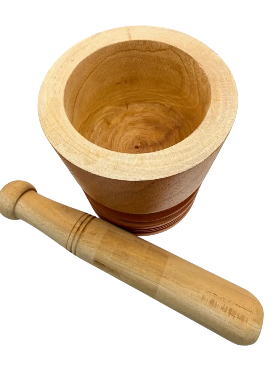 Indu Sri Wooden Mortar Size - M