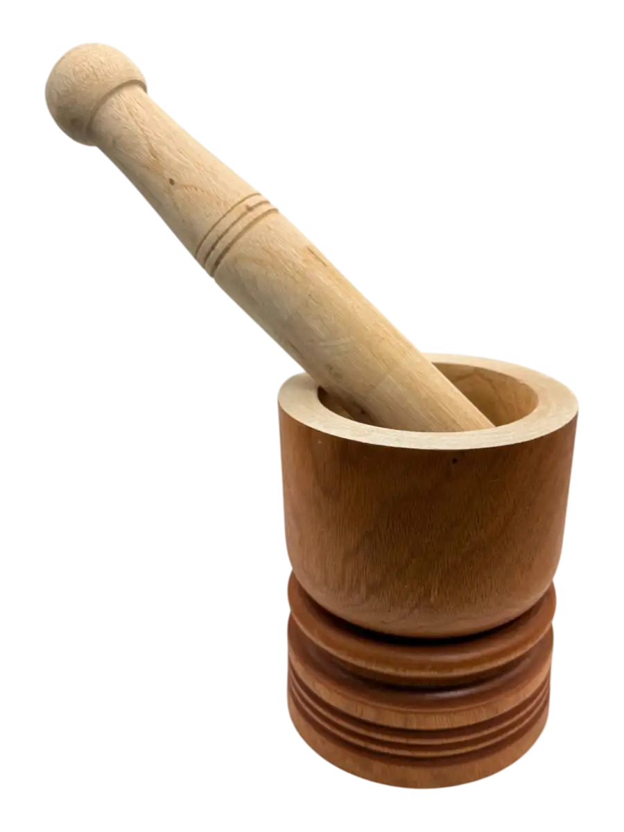 Indu Sri Wooden Mortar Size - M