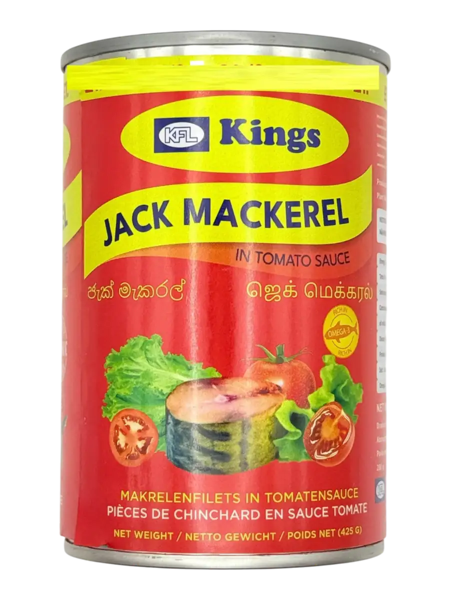 Kings Jack Mackerel In Tomato Sauce 425g