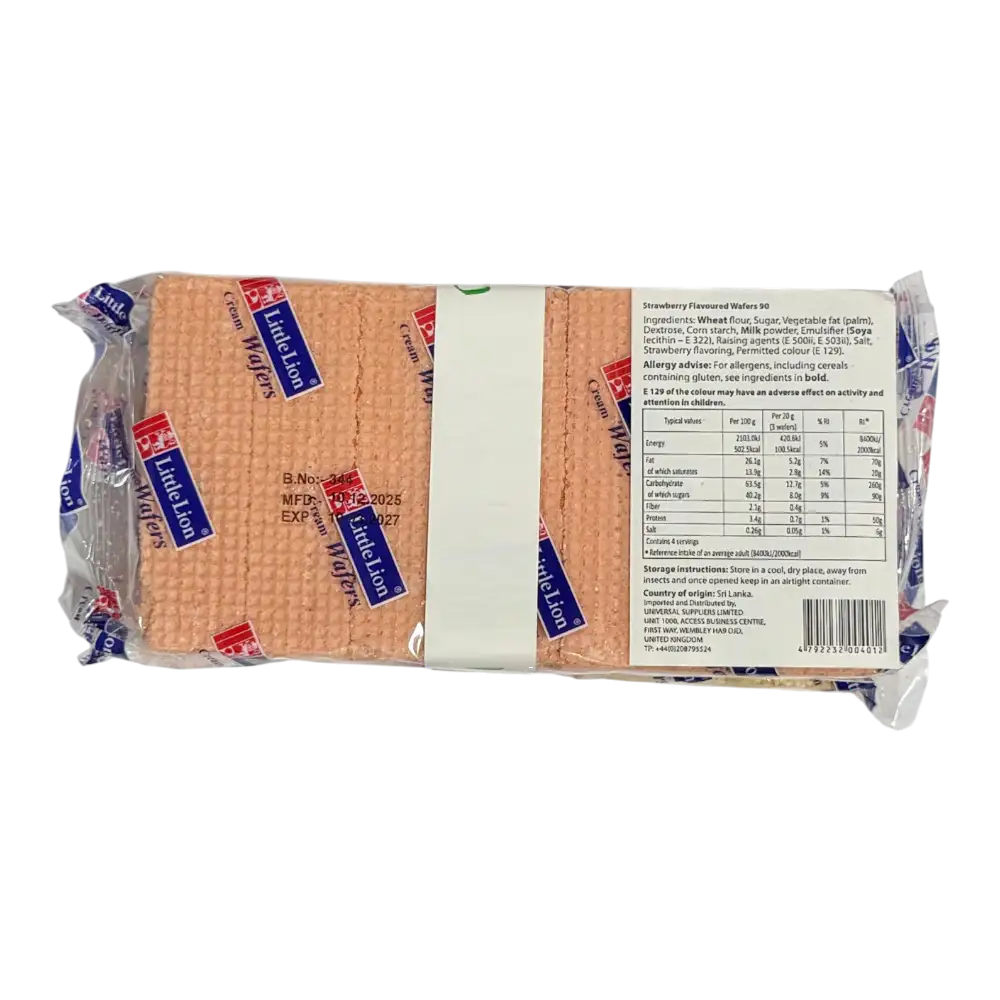 Little Lion Wafers Twin Pack 2x100g