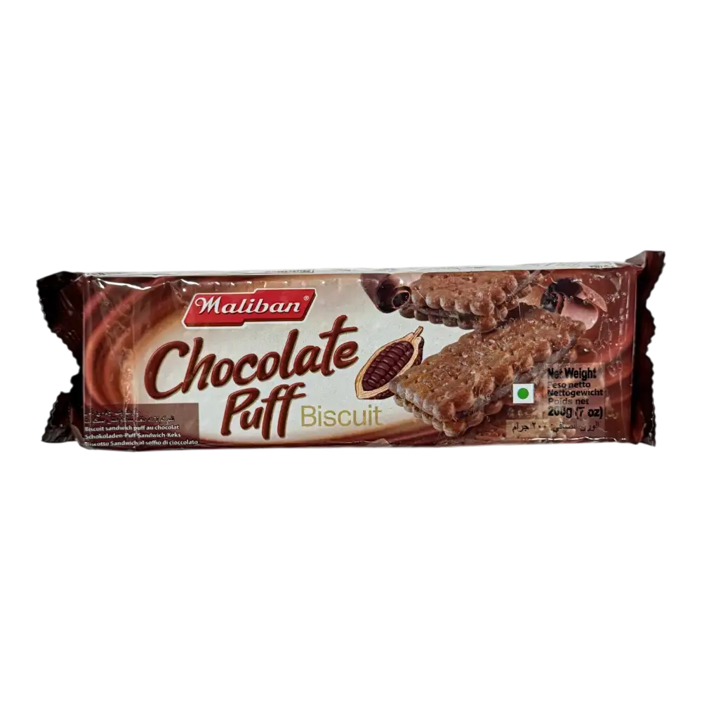 Maliban Chocolate Puff Biscuit - 200G