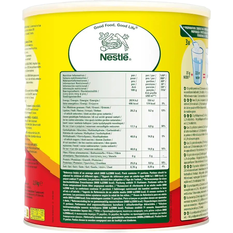 Nestle Nido Full Cream Milk Powder