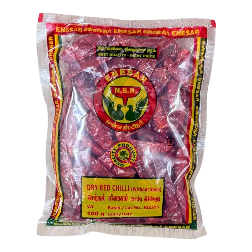 NSR Dry Red Chilli (Without Stem)