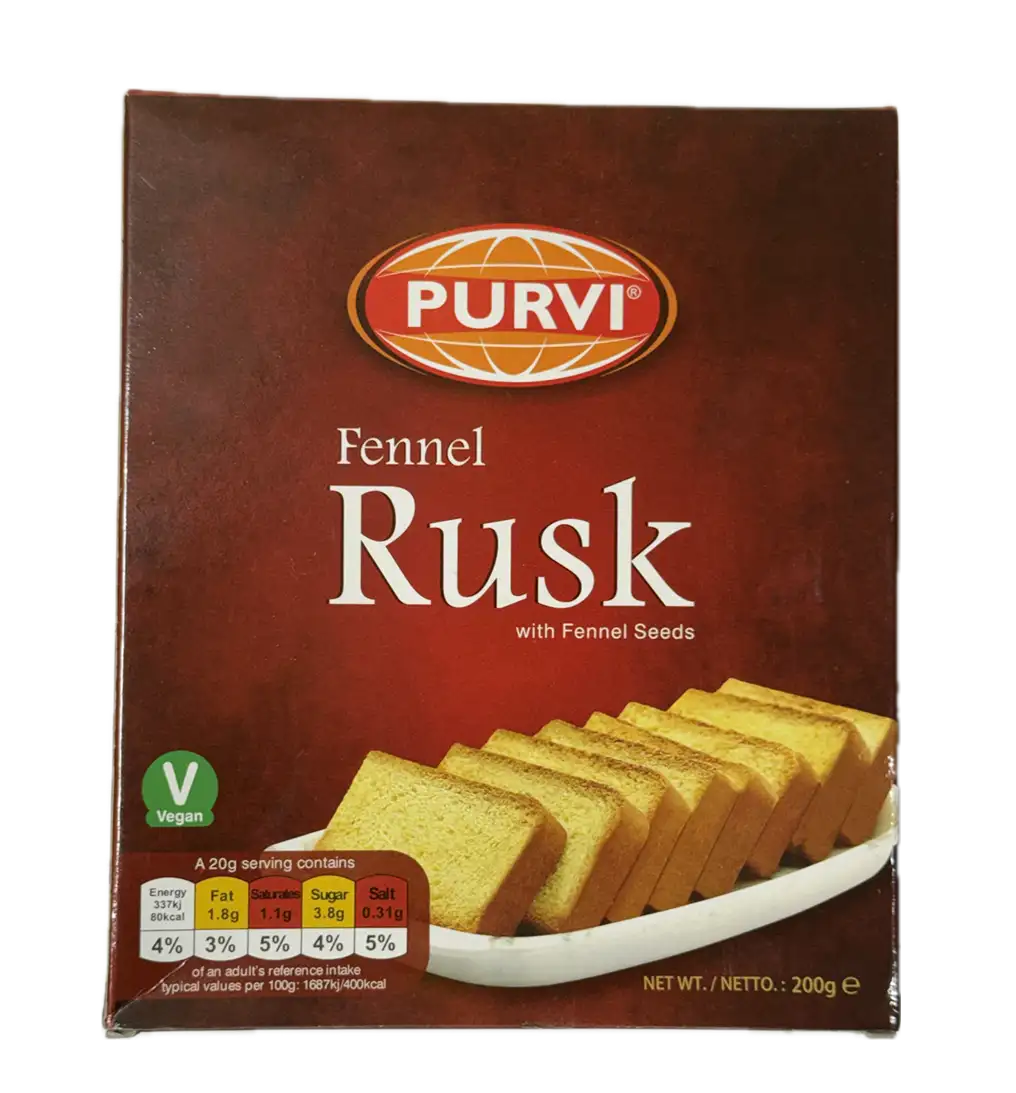 Purvi Fennel Rusk 200g