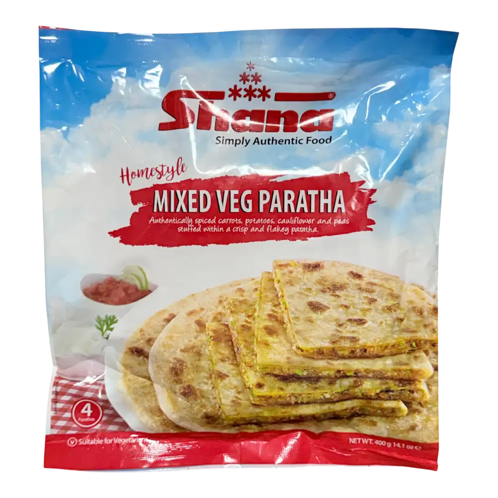 Shana Mixed Veg Paratha 4Pcs (400g)