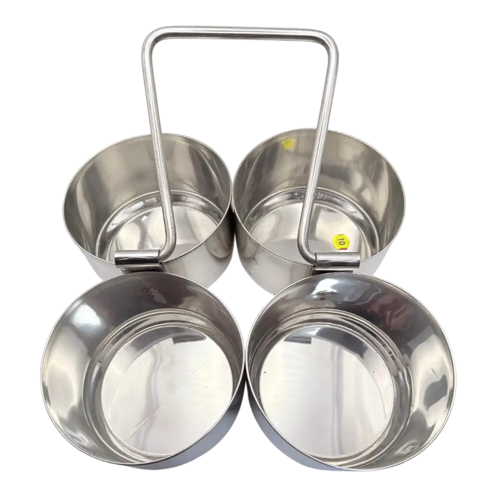 Stainless Steel Chaumukha 4 Set