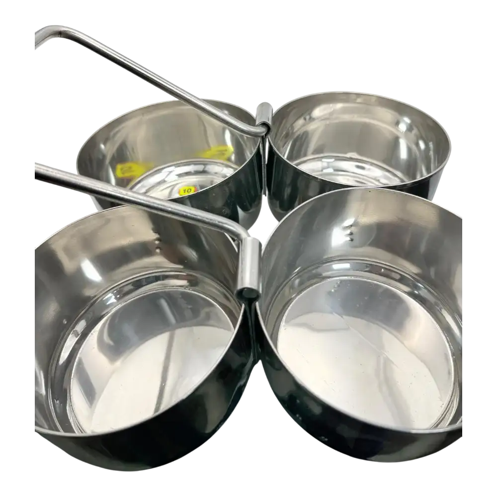 Stainless Steel Chaumukha 4 Set