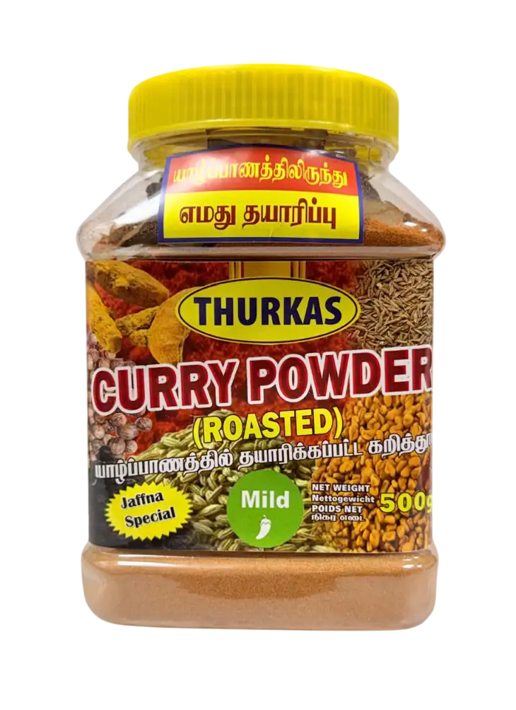 Thurkas Mild Curry Powder (Roasted) - 500G