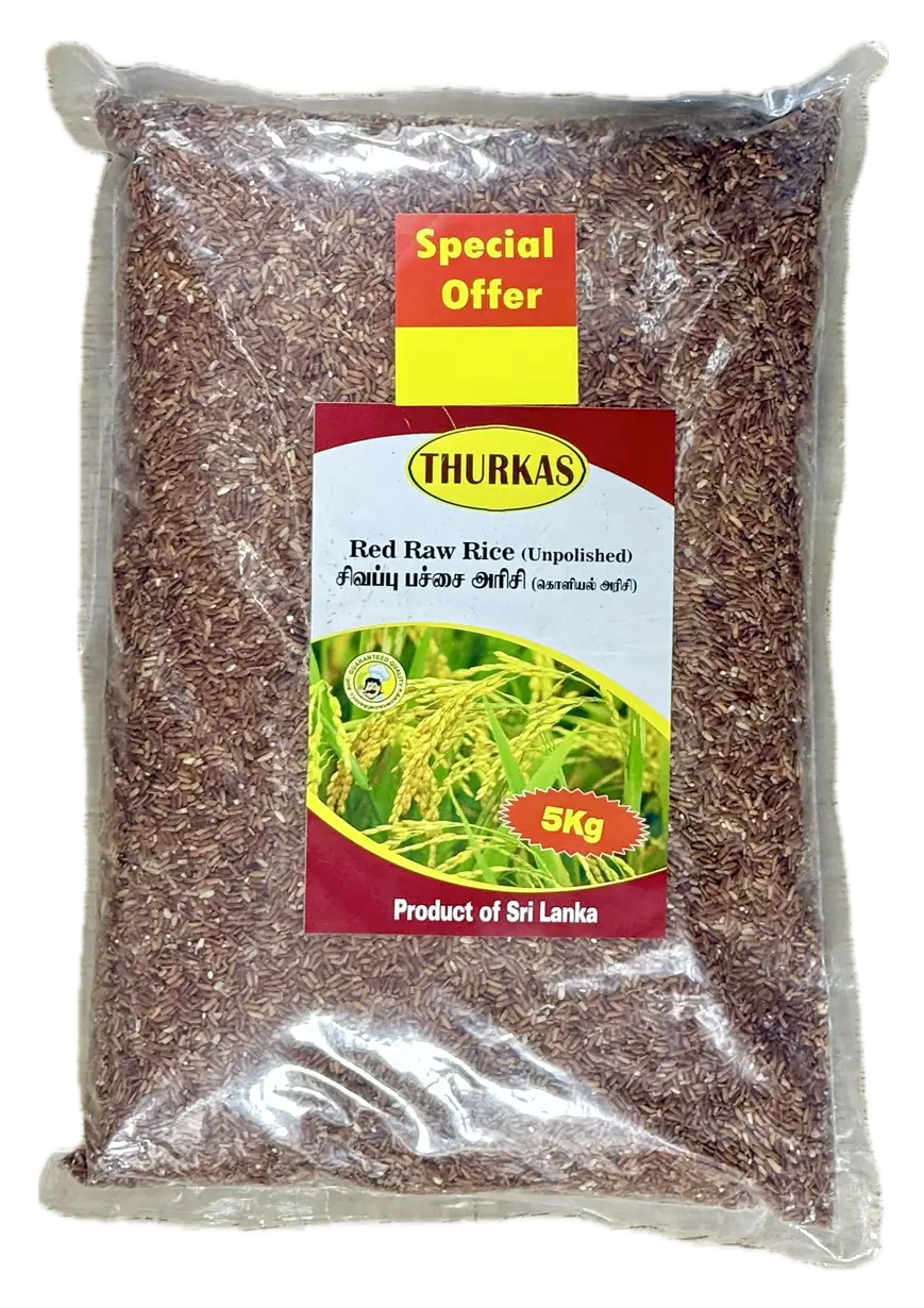 Thurkas Unpolished Red Raw Rice