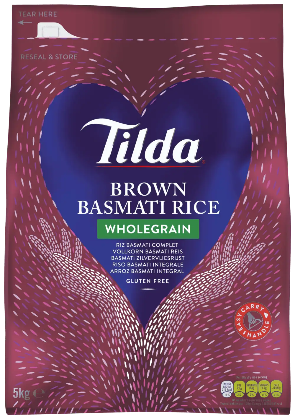 Tilda Brown Basmati Rice - 5KG