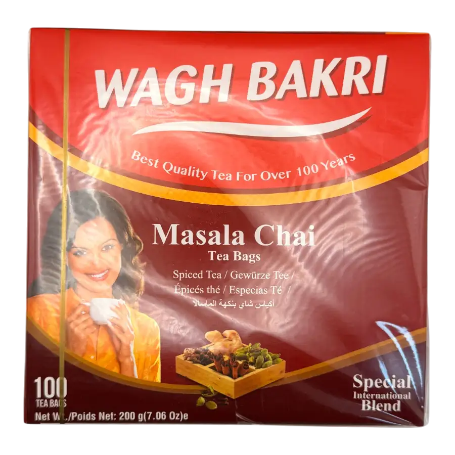 Wagh Bakri Masala Chai 100 Tea Bags (200g)